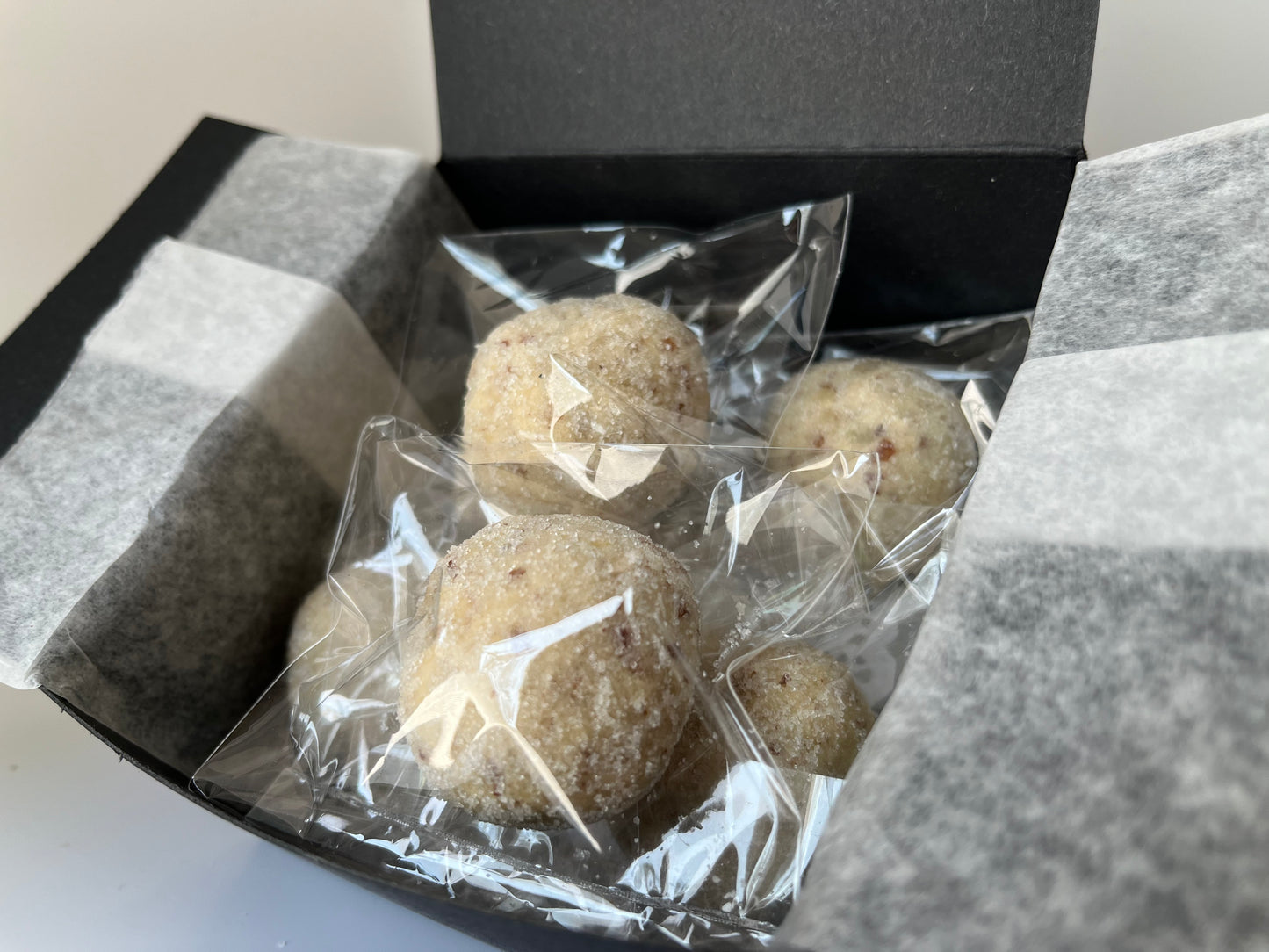 Pecan Pom-Pom Tea Cakes Gift Boxes